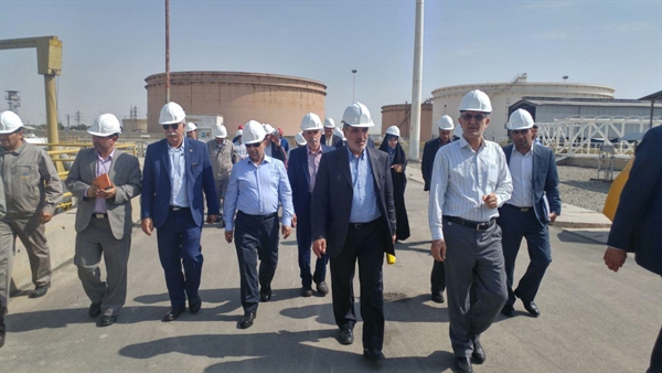 بازدید اعضای کمیسیون انرژی مجلس شورای اسلامی از پالایشگاه تهران